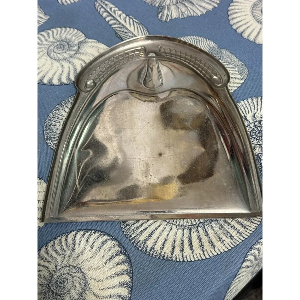 Vintage Art Deco Metal Crumb Catcher Tray Silent Butler Chrome